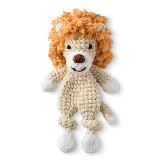 Lion Intermediate Cuddle Craft Crochet Kit by Loops & Threads®